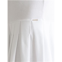 Платье-поло из фактурного трикотажа