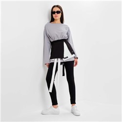 Лонгслив женский MIST, размер 44-46, серый