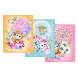 К-т полотенец "Бьюти" 50*60 см. - 3 шт. вафля хлопок 100%