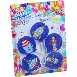 Свечи для торта "Космос"