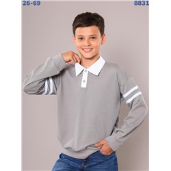 Джемпер 8831 серый