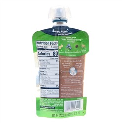 Gerber, Smart Flow, Organic, банан, черника и ежевика с овсянкой, 99 г (3,5 унции)