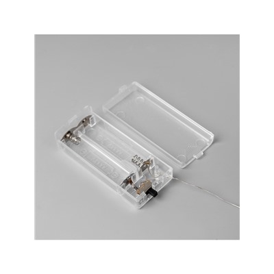 Светодиодная фигура «Ёлка» 38×55×13 см, металл, текстиль, батарейки ААх2 (не в комплекте), свечение тёплое белое