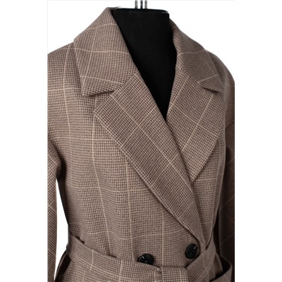 01-11772 Пальто женское демисезонное (пояс)