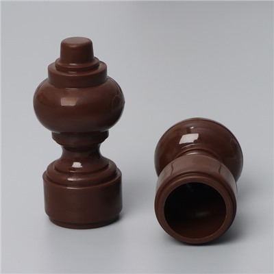 Карниз двухрядный 200 см, d=2.8 см, орех