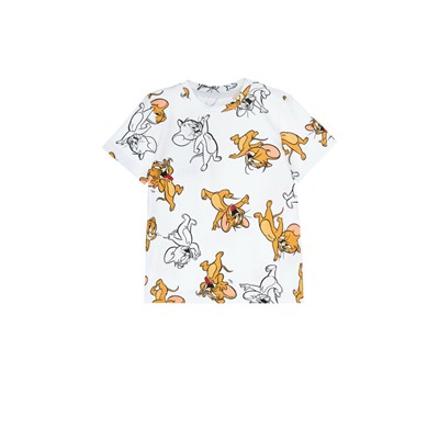 Фуфайка детская трикотажная для девочек (футболка)