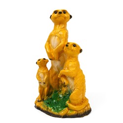 Садовая фигура из гипса «Суррикаты», 36.5×14×22 см
