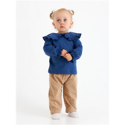 Кофточка для девочки Крошка Я BASIC LINE, рост 62-68 см, синяя