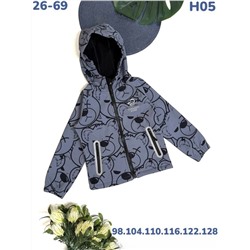 Ветровка H05 серый