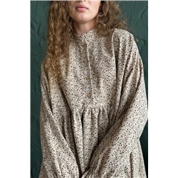 Платье женское  PUFF059/10/Бежевый, коричневый