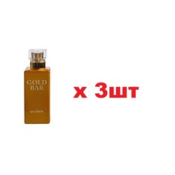 Туалетная вода Gold Bar La Croa 50мл жен edt тестер 3шт