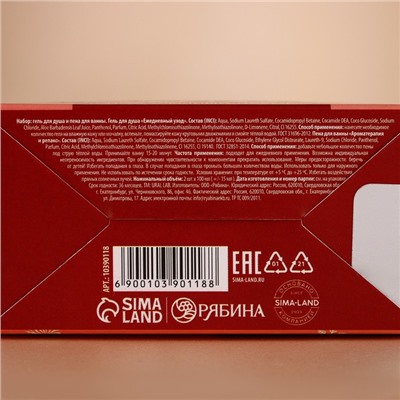 Подарочный набор «Городские истории», гель для душа и пена для ванны, 2×100 мл, URAL LAB