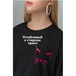 Футболка оверсайз для девочки Happyfox