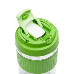 Термостакан «Мастер К», 550 мл, стекло, зелёный