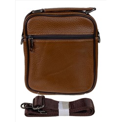 Сумка мужская из натуральной кожи, цвет коричневый