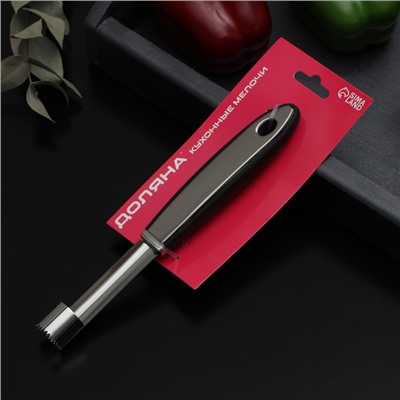 Нож для сердцевины Доляна Blade, 21 см, ручка soft - touch, чёрный