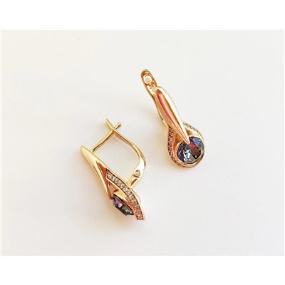 Серьги с кристаллами Swarovski