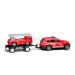 Машина "Городская служба пожарной охраны" металл, в коробке