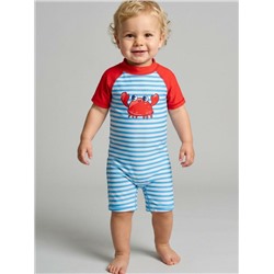 Комбинезон детский плавательный трикотажный для мальчиков