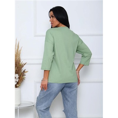 Футболка "Сильвана" (Оливковый)