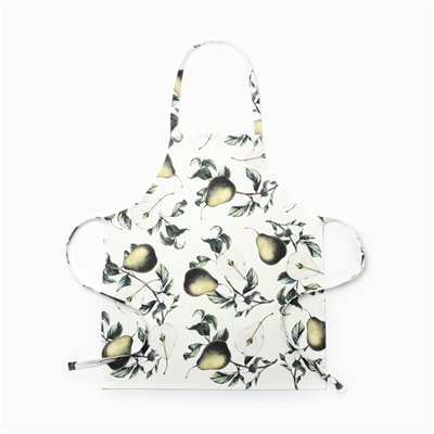 Кухонный набор «Этель. Груши»: полотенце 40×73 см, прихватка 19×19 см, фартук 60×65 см