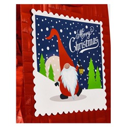 Набор подарочных пакетов 2 шт., металлизированные «Новый год», 25×30.5×12.5 см