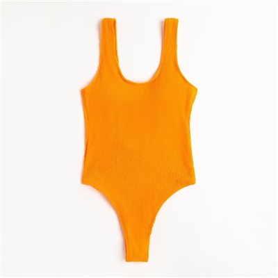 Купальник женский слитный MINAKU, размер 44, оранжевый