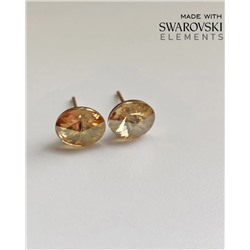 Серьги с кристаллами Swarovski