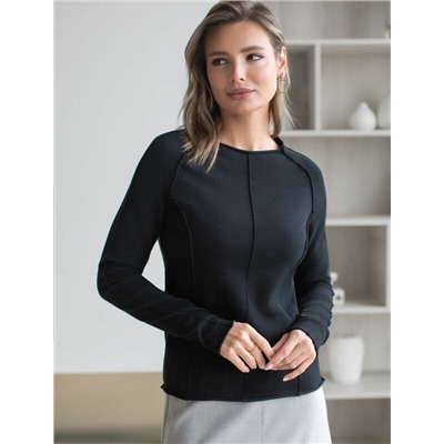 Джемпер тонкой вязки из хлопка с нейлоном