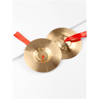 Музыкальные тарелки ручные Music Life, 18 см, набор 2 шт.