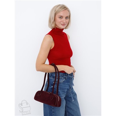 Сумка женская кожаная 89-6830-1VG wine red Vitelli Grassi  в Новосибирске