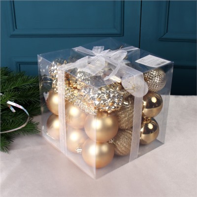 Елочные шары 31 штук 7 см Ассорти / HX-24 /уп 24/