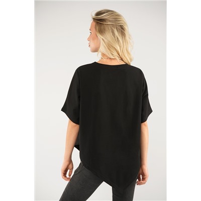 Женская асимметричная футболка Happyfox