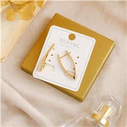 Серьги коллекция "Xuping" покрытие позолота, арт.004.091