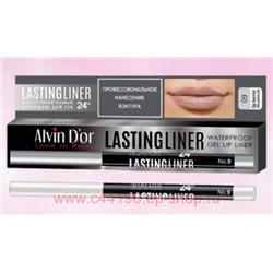 Alvin D`or Карандаш для губ Lastingliner гелевый водостойкий тон 9 бесцветный P15-9