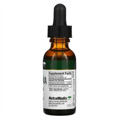 NutraMedix, Houttuynia, Immune/Microbial Support, 1 fl oz (30 ml)