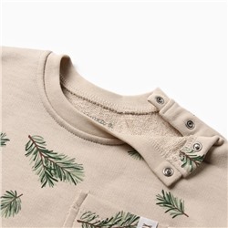 Джемпер детский «Крошка Я. Еловые веточки», рост 68-74 см