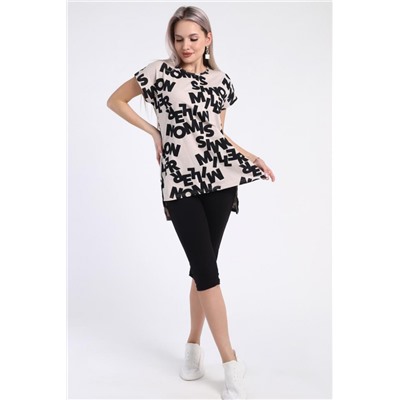 Костюм с бриджами - Буква - 796 (Бежевый)