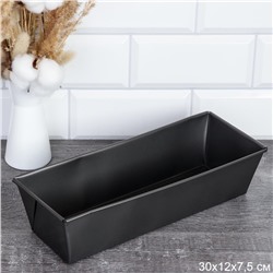 Форма для выпечки Кекса и хлеба 30х11х7 см / HT116-30 /уп 100/ 0,185/ 30,5х11,5х7,5