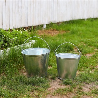 УЦЕНКА Ведро 12 л, оцинкованное
