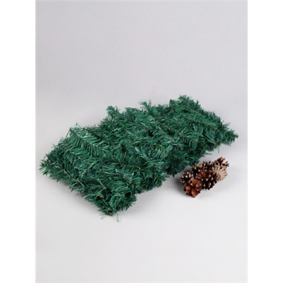 Гирлянда из елочных веток искусственная 2,7 метра 200 веток 24 см ширина+ШИШКИ набор  / WA-200 / уп 40/Новый год