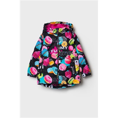 Куртка текстильная с полиуретановым покрытием для девочек (ветровка) PLAYTODAY, 1240322
