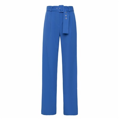 Брюки женские прямые MIST: Pants, размер 44, синие