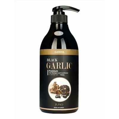 Juno Шампунь-кондиционер 2 в 1 против выпадения волос / Gawol Black Garlic Premium Hair Shampoo and Conditioner, 750 мл 27860