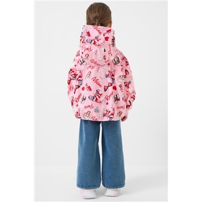 Куртка текстильная с полиуретановым покрытием для девочек (ветровка) PLAYTODAY, 1243047