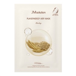 JMsolution Тканевая маска для лица очищающая с ячменём / Plansynergy Airy Mask Barley, 30 мл