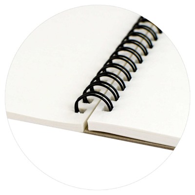 Альбом для зарисовок (скетчпад)  А5 140х200 мм 60л твердая обложка на спирали "СЕРДИТЫЙ ЕНОТ" белый офсет 100 г/м2 70480 Феникс