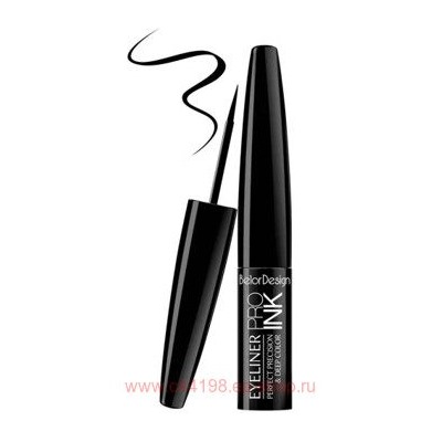 BelorDesign Подводка для глаз PRO INK тон 001 чёрный