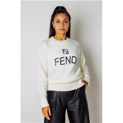 Теплый джемпер F женский арт.1835 (Белый)