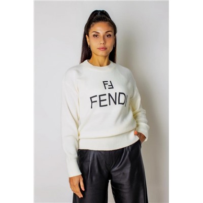 Теплый джемпер F женский арт.1835 (Белый)